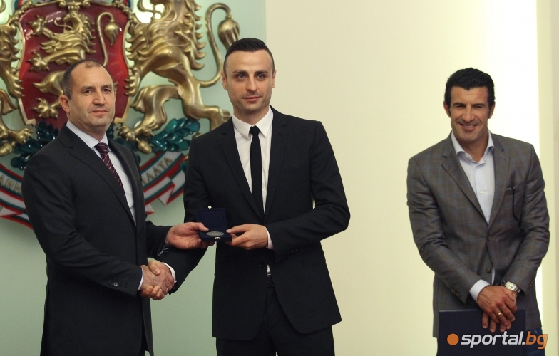 Президентът Румен Радев прие Бербатов и Фиго