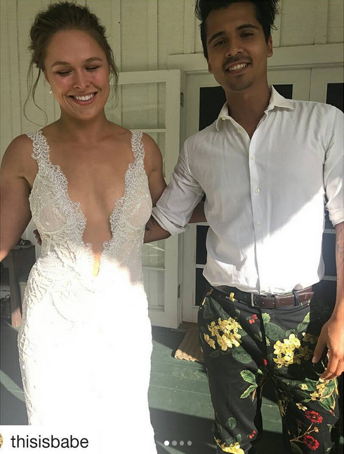 Ронда Раузи се омъжи