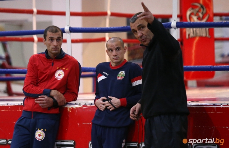 Тренировка на боксьорите от ЦСКА и интервю с Александър Александров