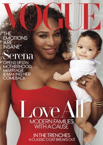 Серина Уилямс се снима с дъщеря си за Vogue