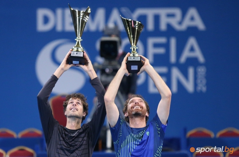 Робин Хаасе и Матве Миделкооп са финалистите на двойки в турнира Sofia Open 2018
