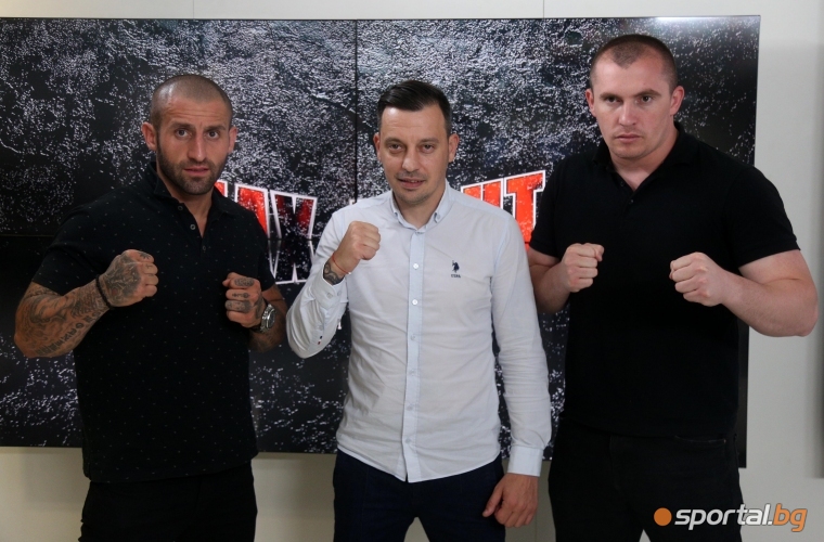  Детелин Далаклиев, Младен Манев и Григор Саруханян в студиото на Sportal.bg преди MAX FIGHT 43 