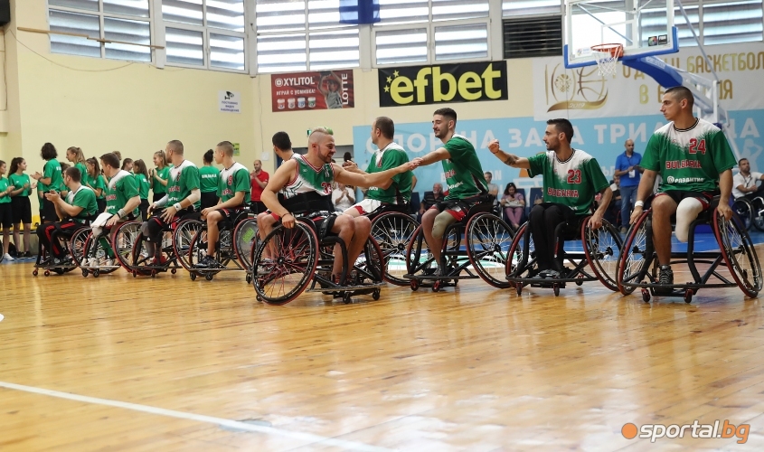 Европейско първенство по баскетбол в колички: България - Унгария 50:33