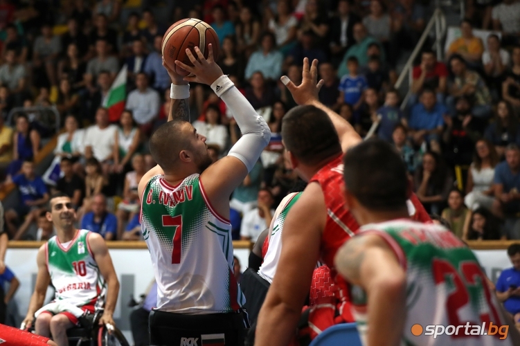Европейско първенство по баскетбол в колички: България - Унгария 50:33