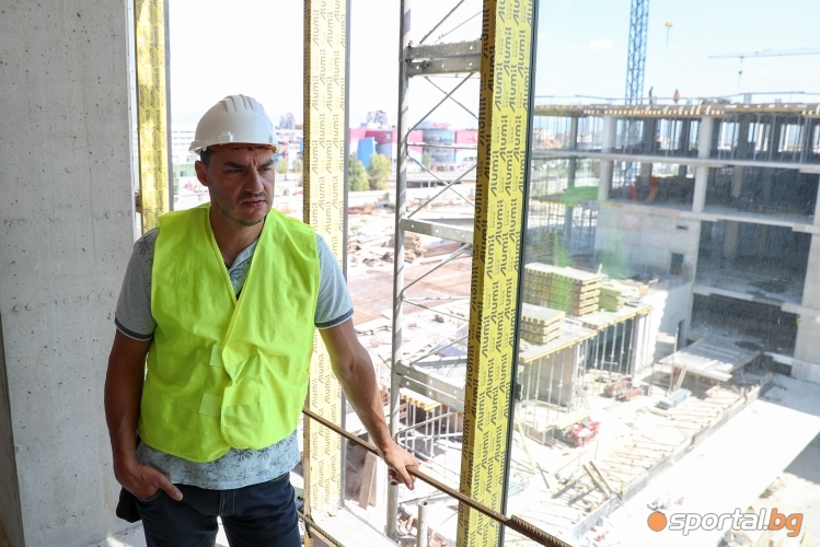 Вижте как върви строежът на новата зала на волейболния Левски