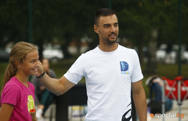 Открит урок по тенис с Димитър Кузманов